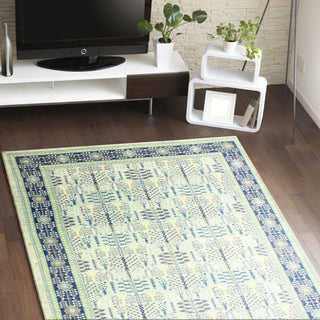 Bashian Everek E110-5395A Silver Area Rug Room Scene Feature