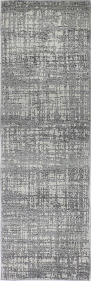 Bashian Everek E110-5400A Silver Area Rug Runner