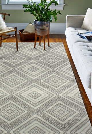 Bashian Everek E110-5442A Silver Area Rug Room Scene Feature