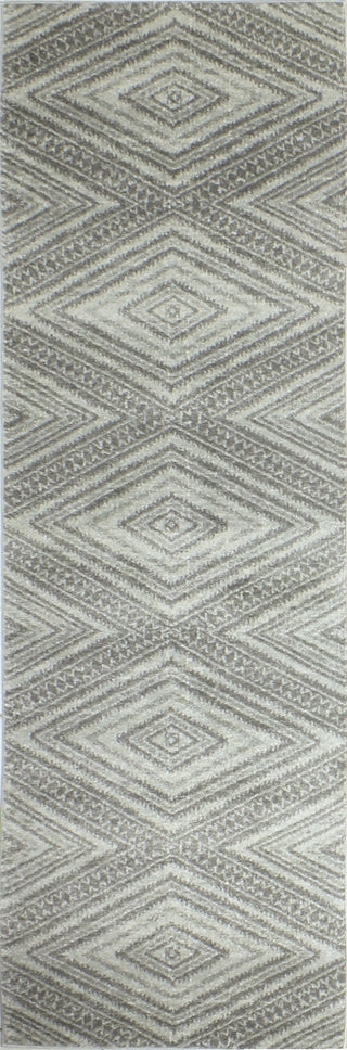 Bashian Everek E110-5442A Silver Area Rug Runner