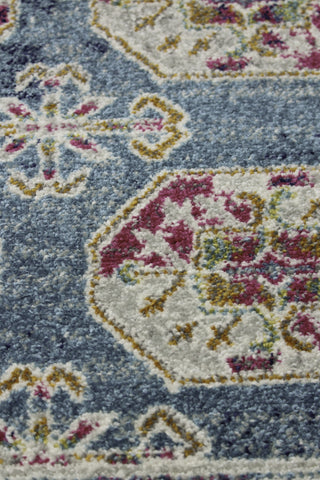 Bashian Everek E110-5441A Teal Area Rug Close up