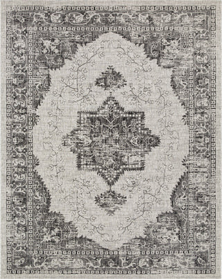 Surya Eagean EAG-2304 Taupe Black Light Gray White Area Rug Main Image 8 X 10