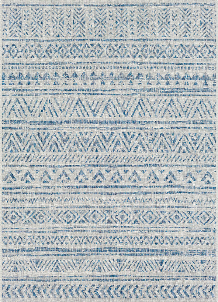 Surya Eagean EAG-2306 Denim Dark Blue Ink Light Gray Area Rug main image