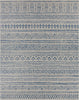 Surya Eagean EAG-2306 Denim Dark Blue Ink Light Gray Area Rug Main Image 8 X 10