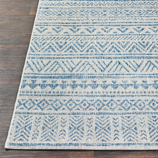 Surya Eagean EAG-2306 Denim Dark Blue Ink Light Gray Area Rug Detail Image