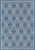 Surya Eagean EAG-2317 Denim Dark Blue Ink Light Gray White Area Rug main image