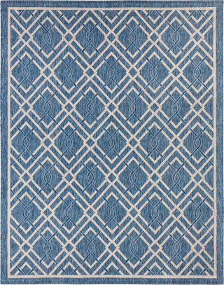 Surya Eagean EAG-2317 Denim Dark Blue Ink Light Gray White Area Rug Main Image 8 X 10