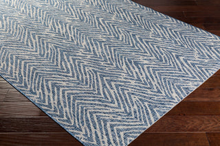 Surya Eagean EAG-2319 Denim Dark Blue Ink Light Gray Area Rug Corner Image