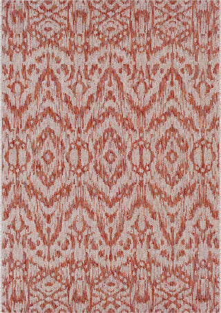 Surya Eagean EAG-2322 Burnt Orange Dark Red White Light Gray Area Rug main image