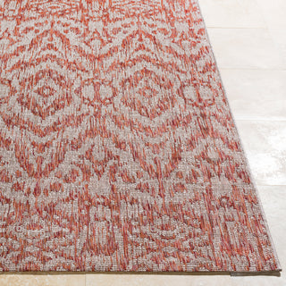 Surya Eagean EAG-2322 Burnt Orange Dark Red White Light Gray Area Rug Detail Image