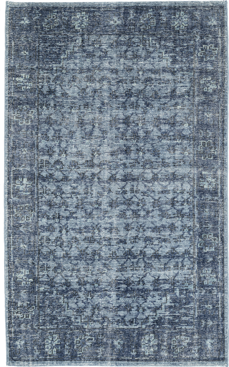 NuStory NuClassic Eaves Blue Area Rug main image