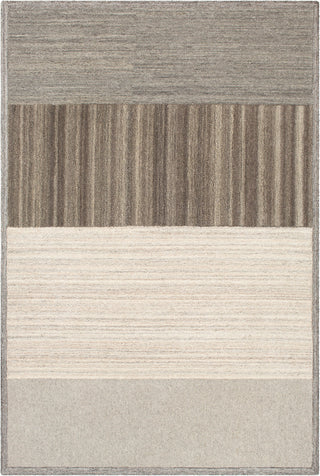 Surya Equilibrium EBM-1005 Khaki Camel Medium Gray Butter Cream Dark Brown Taupe Area Rug main image