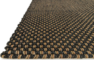 Loloi Eco EC-01 Black Area Rug Corner Shot