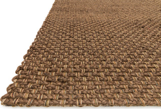 Loloi Eco EC-01 Brown Area Rug Corner Shot Feature