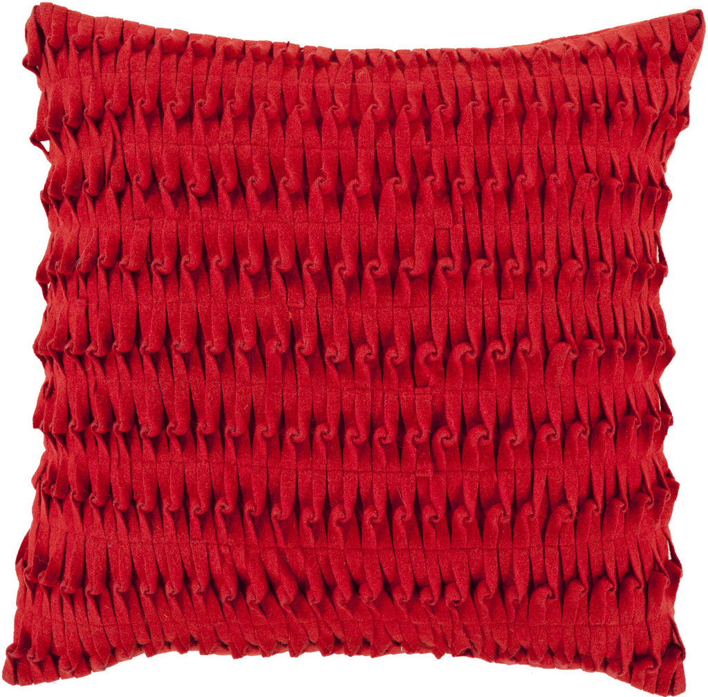 Surya Eden Criss Cross ED-003 Pillow 18 X 18 X 4 Poly filled