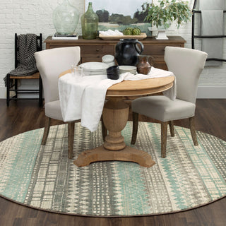 Karastan Euphoria Eddleston Ash Grey Area Rug Lifestyle Image