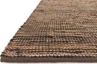 Loloi Edge ED-01 Brown Area Rug Corner Shot Feature