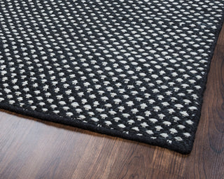 Rizzy Ellington EG9038 Black Area Rug Corner Shot