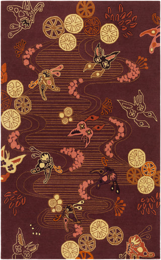 Surya Kismet EGK-1004 Red Area Rug by Emma Gardner