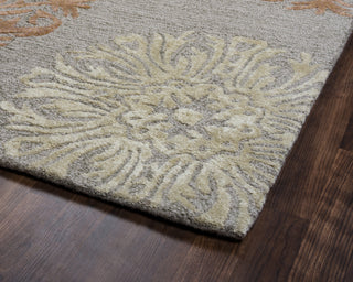 Rizzy Eden Harbor EH8638 Peach/Orange Area Rug Corner Shot