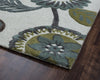 Rizzy Eden Harbor EH8642 Sage/Blue/Teal Area Rug Corner Shot