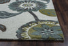 Rizzy Eden Harbor EH8642 Sage/Blue/Teal Area Rug Edge Shot