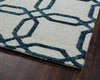 Rizzy Eden Harbor EH8811 Blue Area Rug Corner Shot