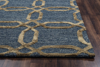 Rizzy Eden Harbor EH8812 Gold Area Rug Edge Shot