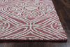 Rizzy Eden Harbor EH8892 Pink Area Rug Edge Shot