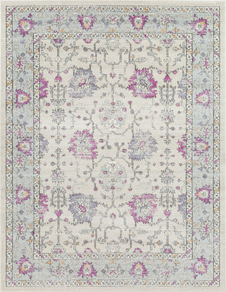 Surya Elise EIS-1005 Bright Purple Taupe Medium Gray Black Cream Wheat Area Rug Main Image 8 X 10