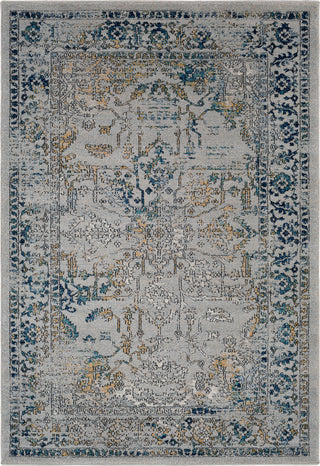 Surya Elise EIS-1008 Teal Taupe Navy Black Wheat Area Rug main image