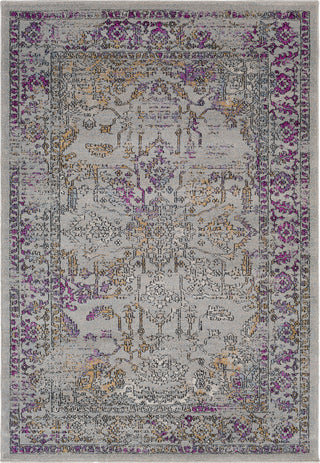 Surya Elise EIS-1009 Taupe Bright Purple Medium Gray Black Wheat Area Rug main image