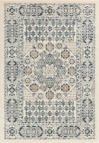 Surya Elise EIS-1013 Navy Taupe Beige Medium Gray Teal Wheat Area Rug main image