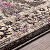 Surya Elise EIS-1015 Medium Gray Black Bright Purple Cream Area Rug Texture Image