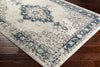 Surya Elise EIS-1017 Navy Teal Cream Medium Gray Wheat Black Area Rug Corner Image