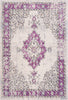 Surya Elise EIS-1018 Bright Purple Cream Medium Gray Wheat Black Area Rug main image