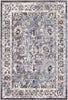 Surya Elise EIS-1019 Medium Gray Cream Black Navy Teal Area Rug main image