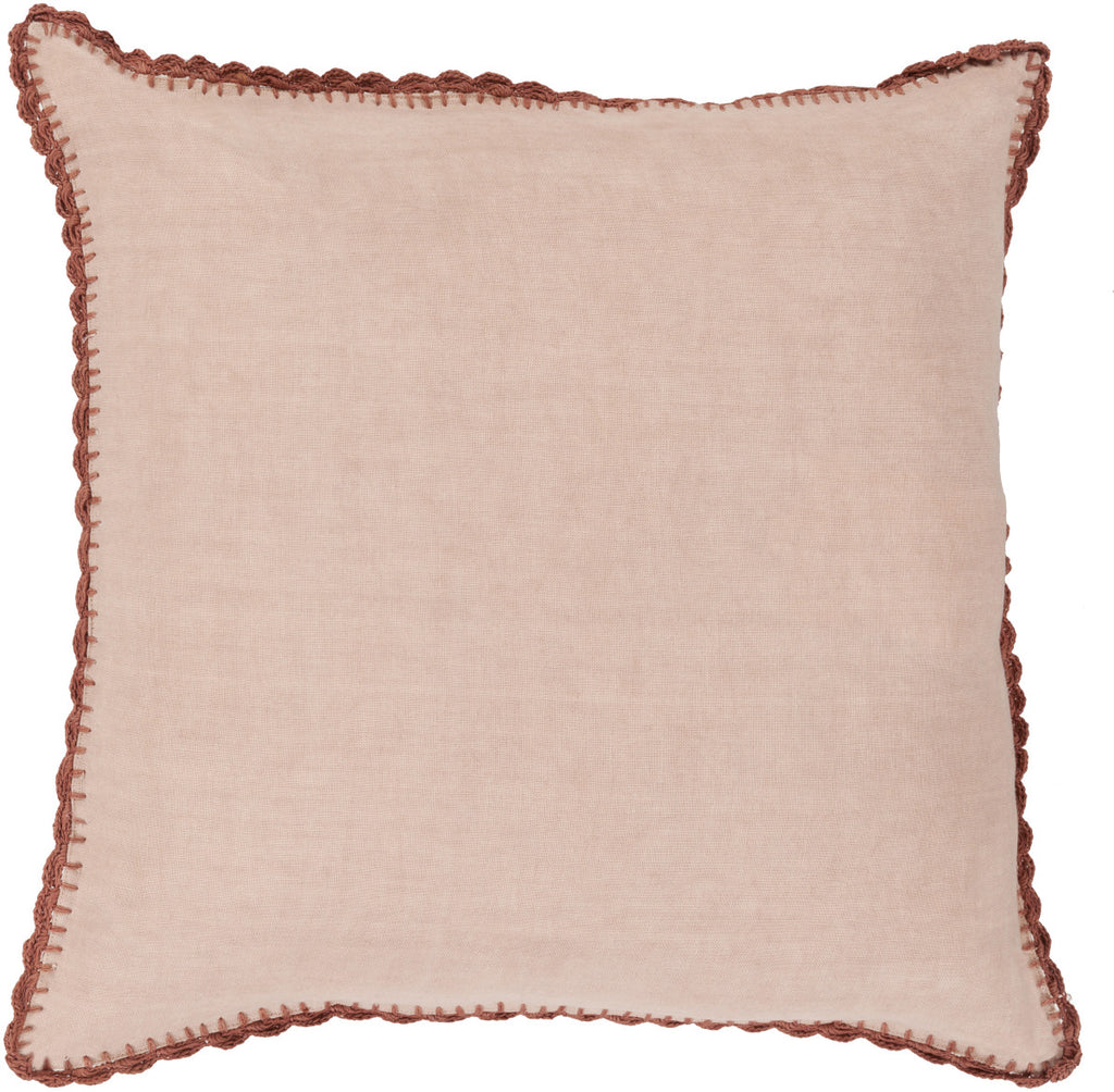 Surya Elsa Charming Crotchet EL-005 Pillow 18 X 18 X 4 Poly filled