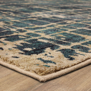 Karastan Expressions Elan Lagoon Area Rug by Scott Living Lifestyle Image