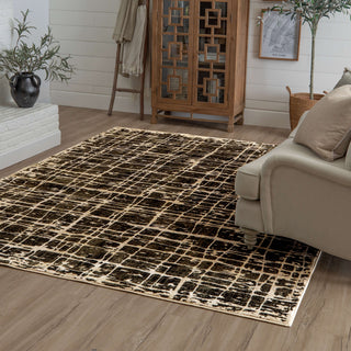 Karastan Expressions Elan Onyx Area Rug by Scott Living Lifestyle Image