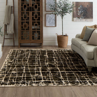 Karastan Expressions Elan Onyx Area Rug by Scott Living Lifestyle Image