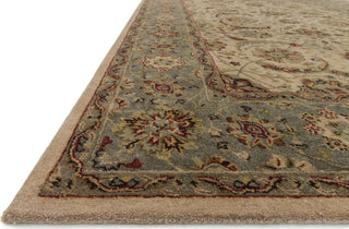 Loloi Elegante EG-06 Ivory / Slate Area Rug Corner Shot Feature