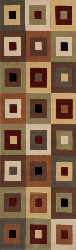 Momeni Elements EL-04 Multi Area Rug Closeup