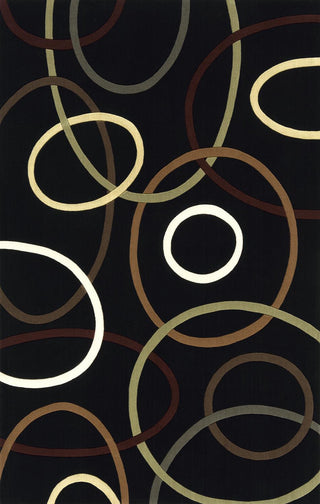 Momeni Elements EL-09 Black Area Rug 