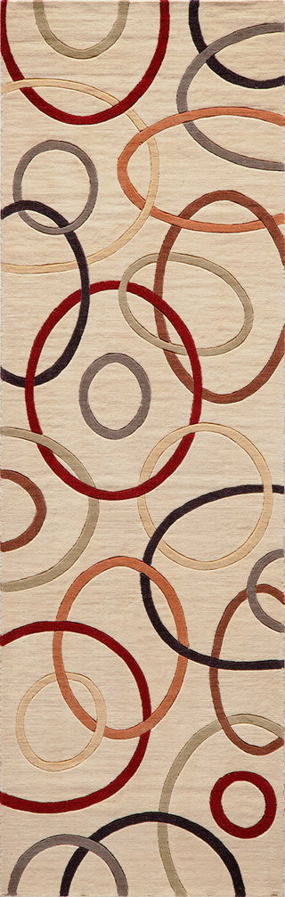 Momeni Elements EL-09 Ivory Area Rug Closeup