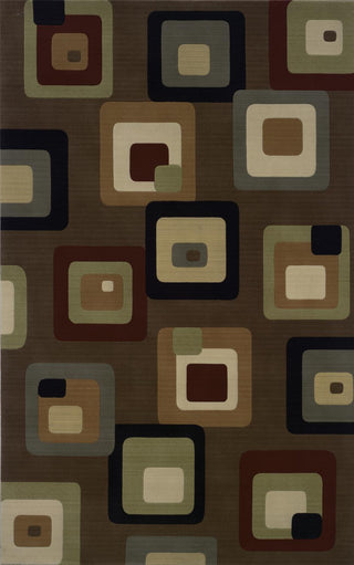 Momeni Elements EL-10 Brown Area Rug main image