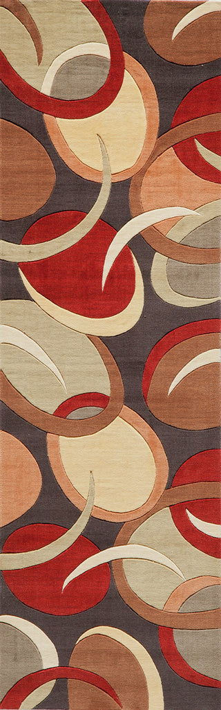 Momeni Elements EL-13 Black Area Rug Closeup