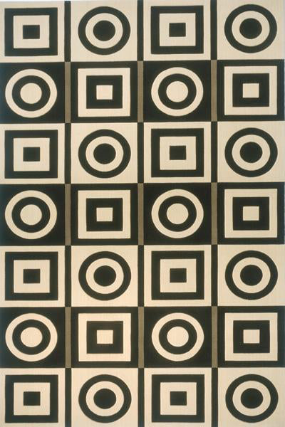 Momeni Elements EL-19 Black Area Rug main image