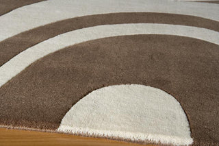 Momeni Elements EL-20 Brown Area Rug Corner Shot