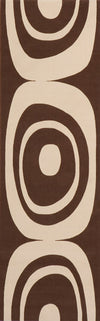 Momeni Elements EL-20 Brown Area Rug Closeup